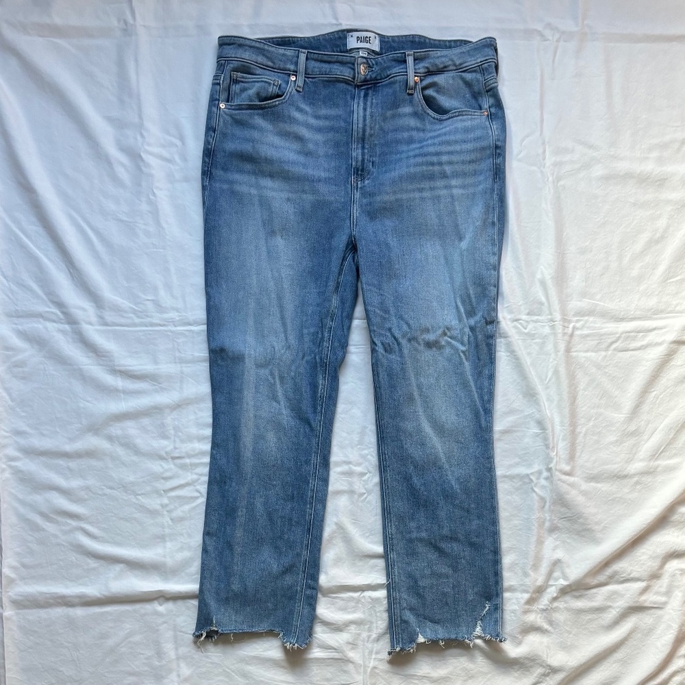 PAIGE Women's Cindy Jeans with Destroyed Hem